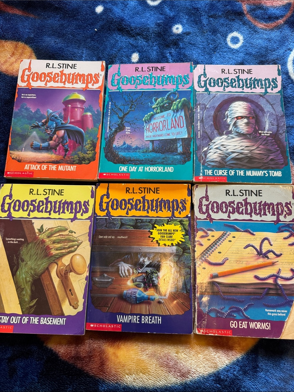 Goosebumps Paperback Book Lot by R.L. Stine